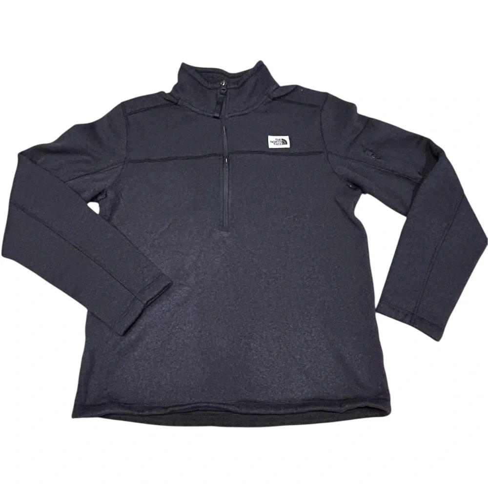 The North Face | Gordon Lyons Quarter-Zip Fleece Pullover | Black‎ Men's Medium
